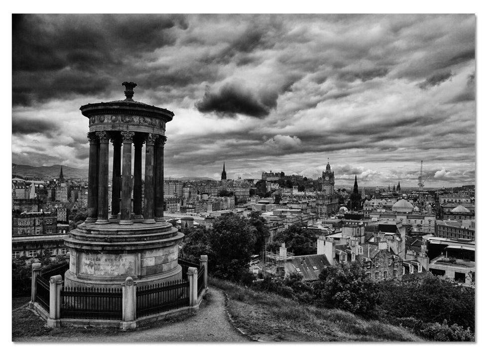 Fine art moody photograph of Edinburgh by Dark Edinburgh - available at Scotland in Frame