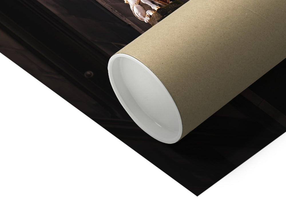 The unicorn sculpture beside St Giles’ Cathedral on Edinburgh’s Royal Mile, captured in atmospheric fine art photography from the Light & Shadow collection.