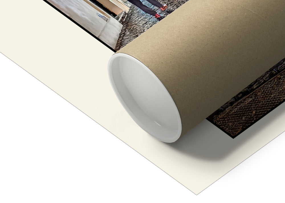 Fine art travel photograph of a side street in Trastevere, Rome, Italy, part of  La Collezione Italiana.