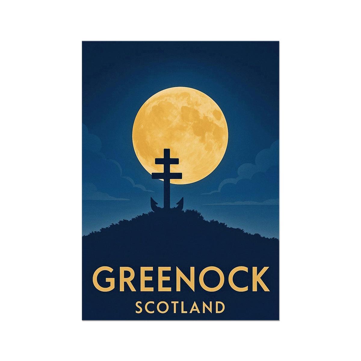 Lyle Hill Greenock Vintage Retro Fine Art Print